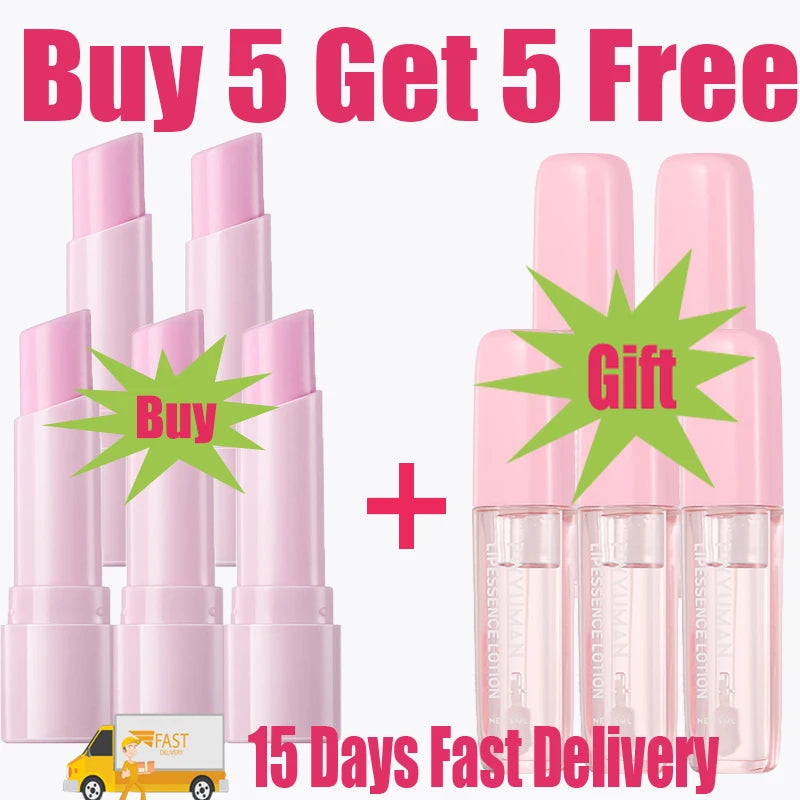 Hyaluronic Acid Lip Oil Serum for Glossy Hydrated Lips