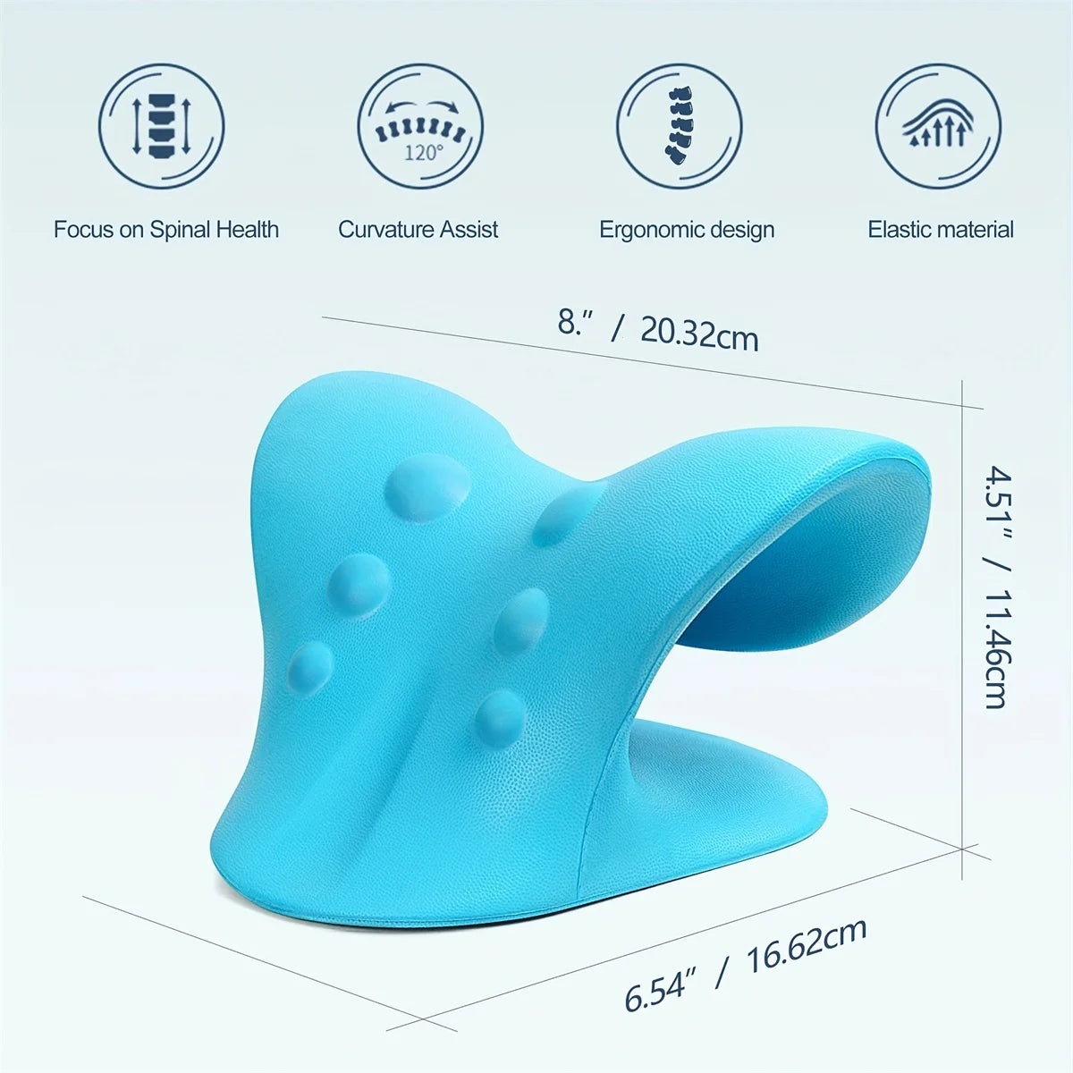 C-Shaped Neck Support Pillow Ergonomic Cushion