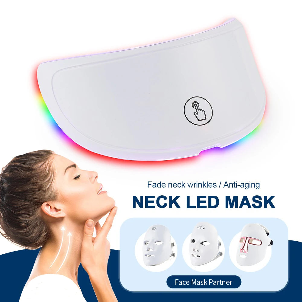 Wireless 7 Colour LED Face & Neck Beauty Mask Device