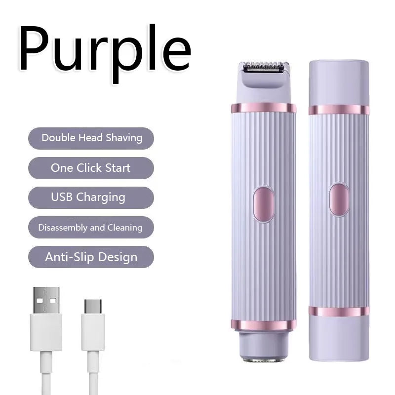 2-in-1 Waterproof Women’s Electric Shaver & Bikini Trimmer