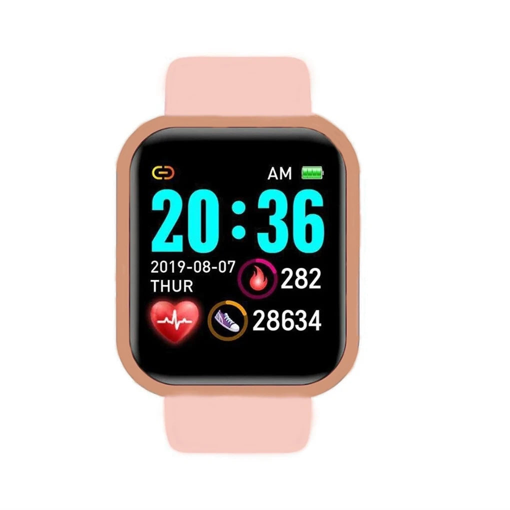 Smart Fitness Watch with Bluetooth Call & Health Tracking