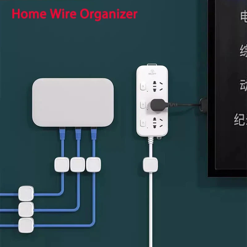 Magnetic Cable Clip Adhesive Desk Wire Organiser Holder