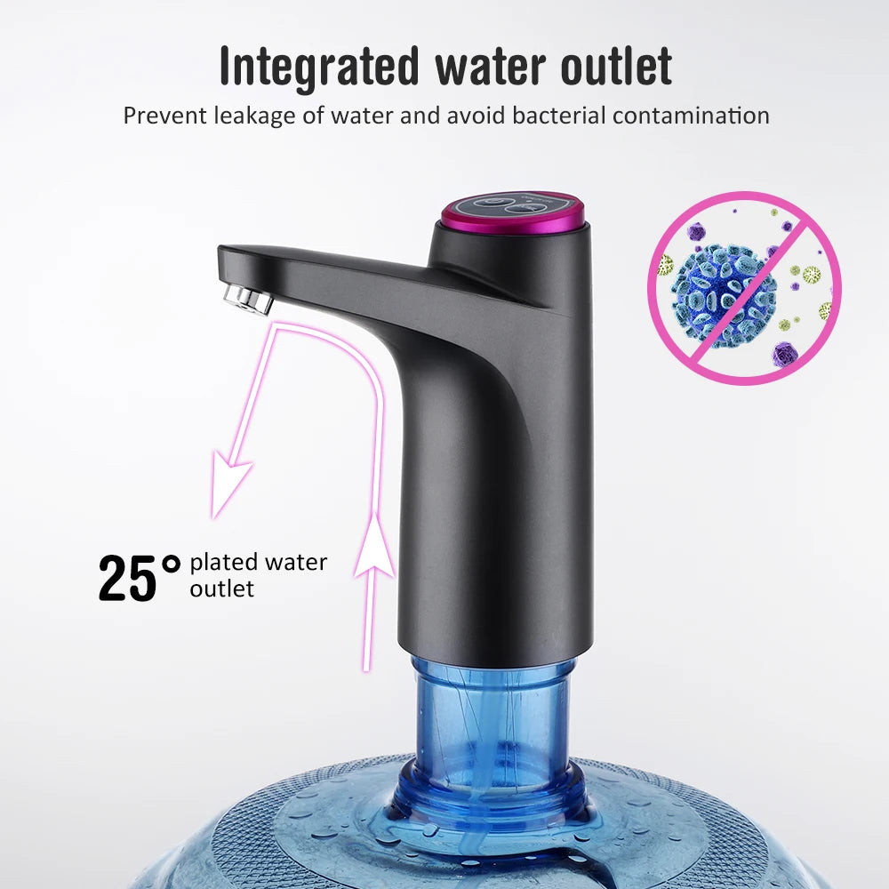 USB Rechargeable Automatic Water Dispenser for Bottles