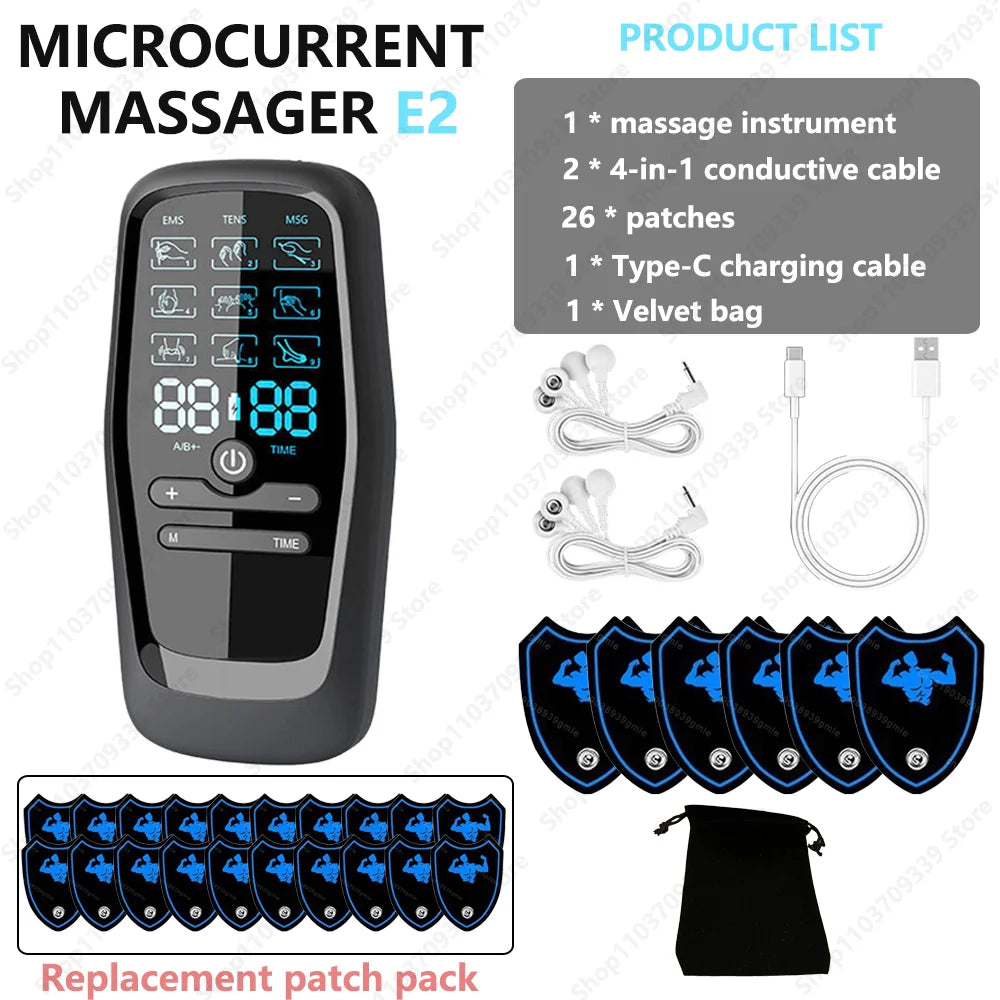 EMS Electric Pulse Massager Digital Device