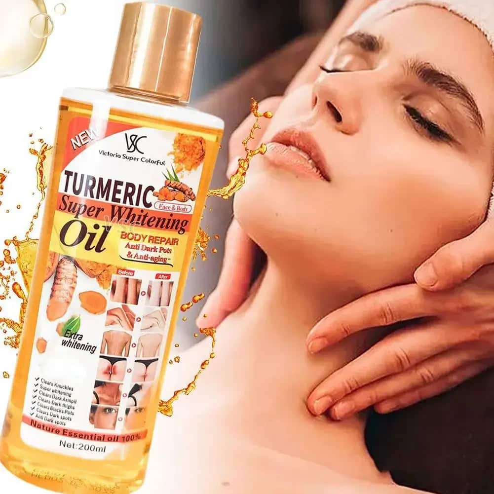 Turmeric Essential Oil Facial & Body Massage Oil 200ml