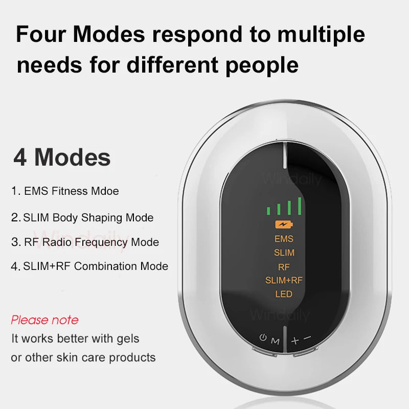EMS & RF Body Care Device with LED Light