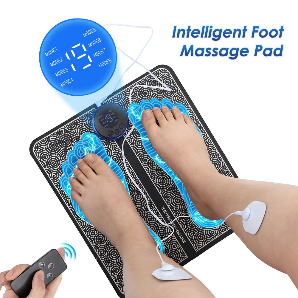 Smart EMS Foot Massage Pad Wireless Remote Control