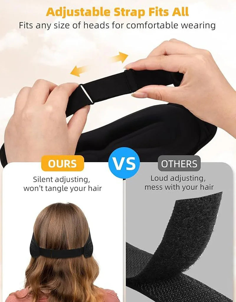 Bluetooth 3D Sleep Eye Mask with Wireless Headphones