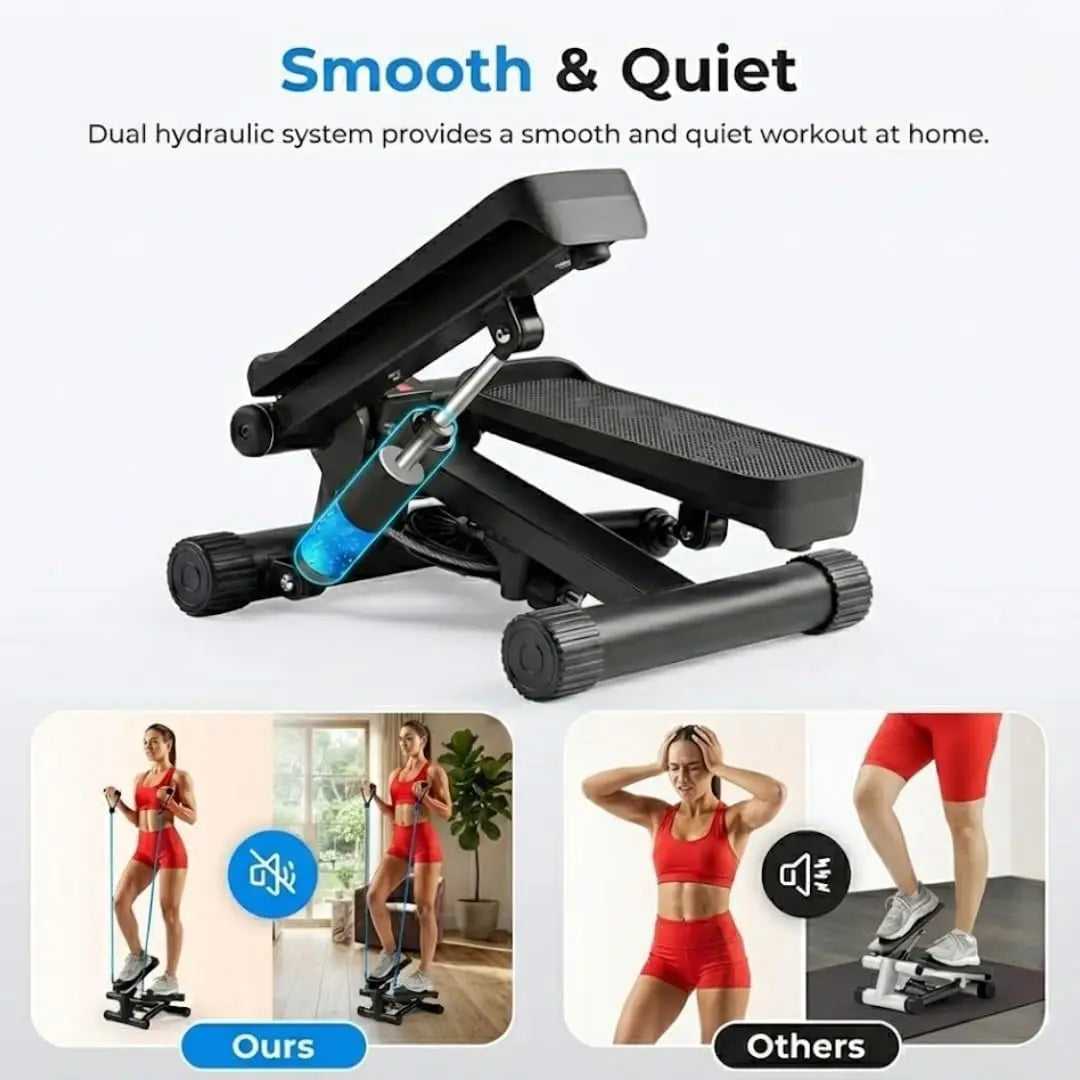 Compact Indoor Fitness Stepper