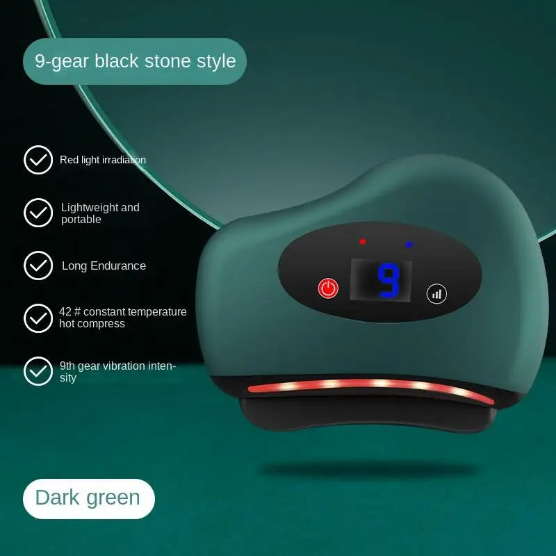 Electric Vibration Gua Sha Massager for Face & Body Care