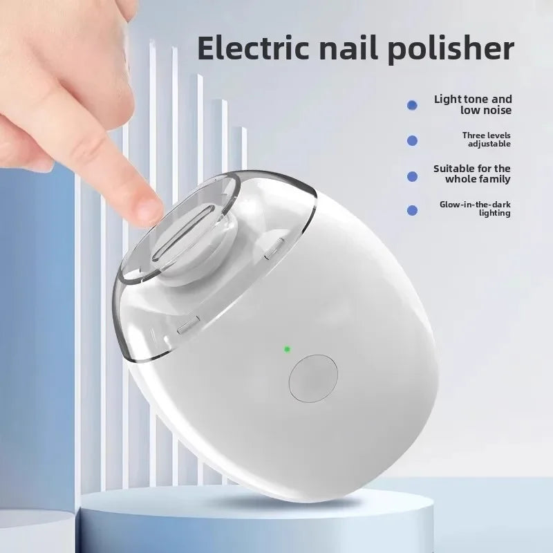 2-in-1 Electric Nail Clipper with LED Light