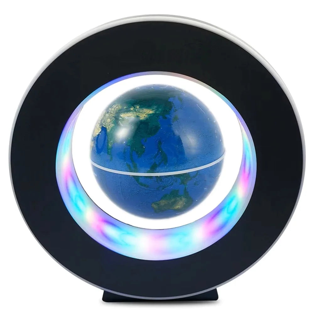 Floating Levitation Globe LED Lamp – Rotating Magnetic World Map