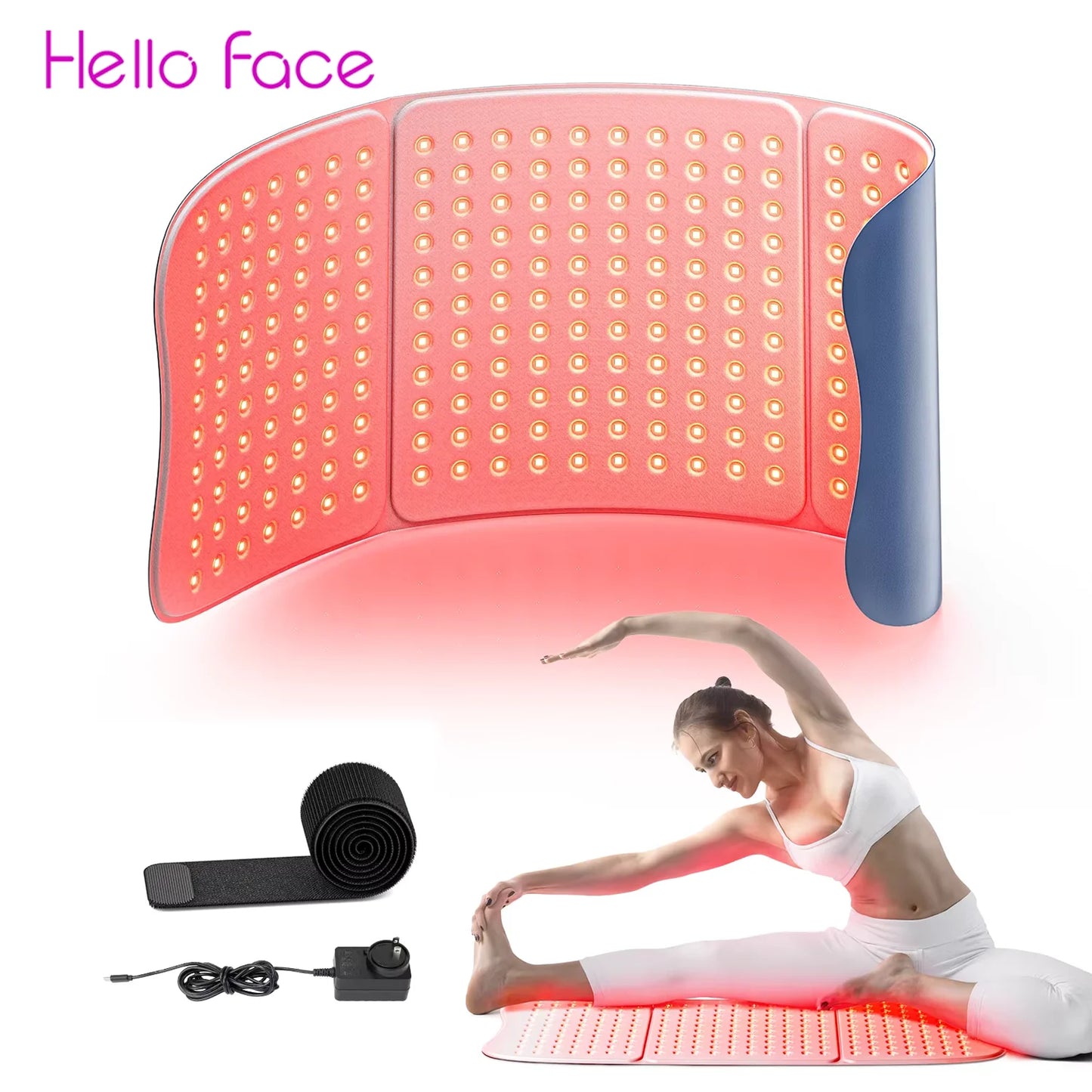Red LED Light Pad 660nm 850nm Timer Home Mat Device