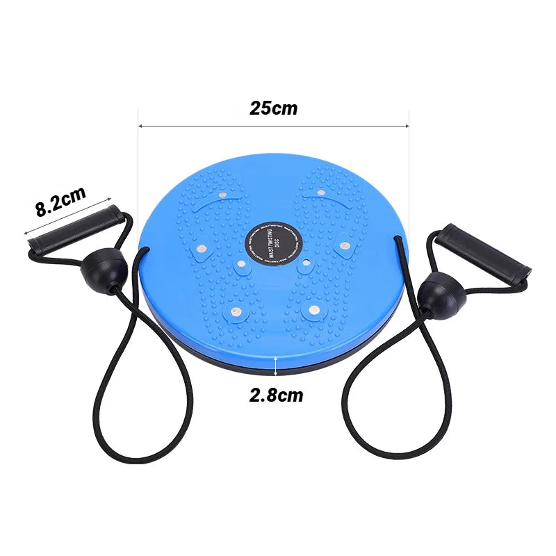 Waist Twisting Balance Disc with Resistance Rope