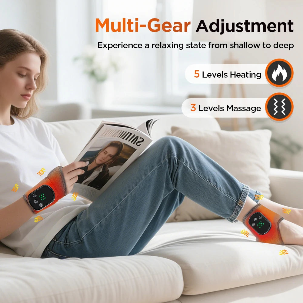 Electric Heated Wrist & Ankle Massager Rechargeable