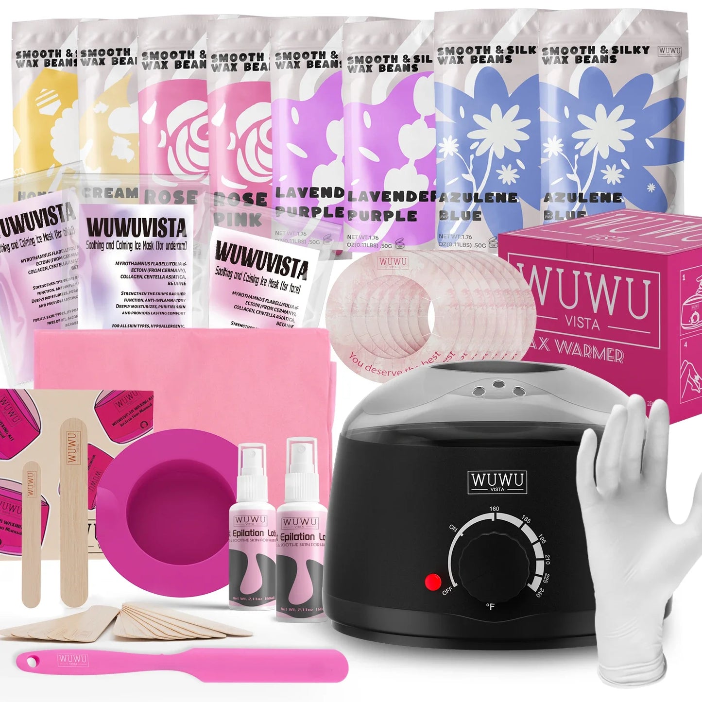 Professional Hair Removal Waxing Set