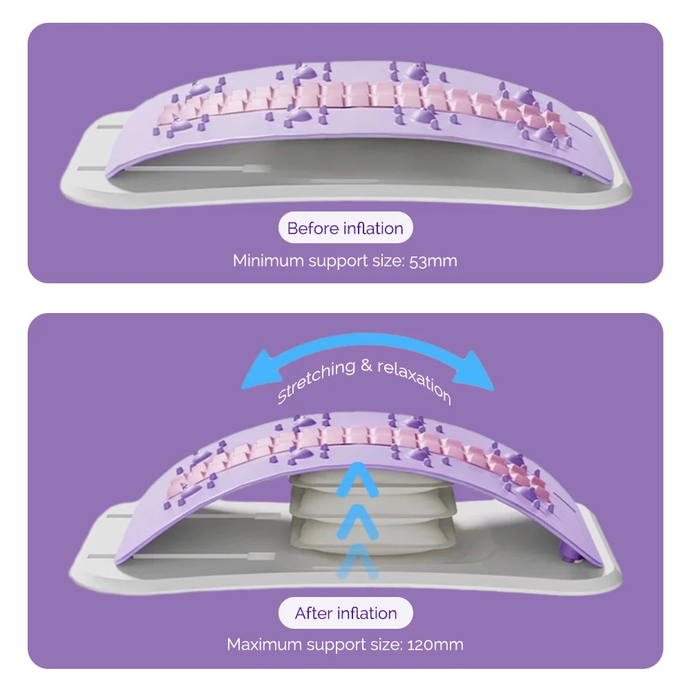 Adjustable Airbag Back & Neck Support Cushion