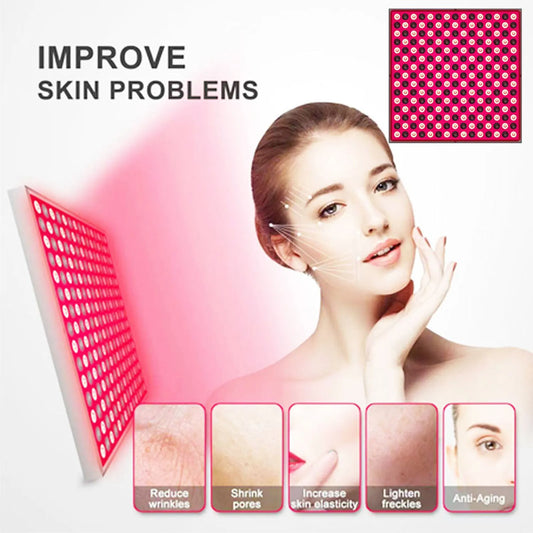 Red LED Phototherapy Panel 660nm & 850nm Home Lamp