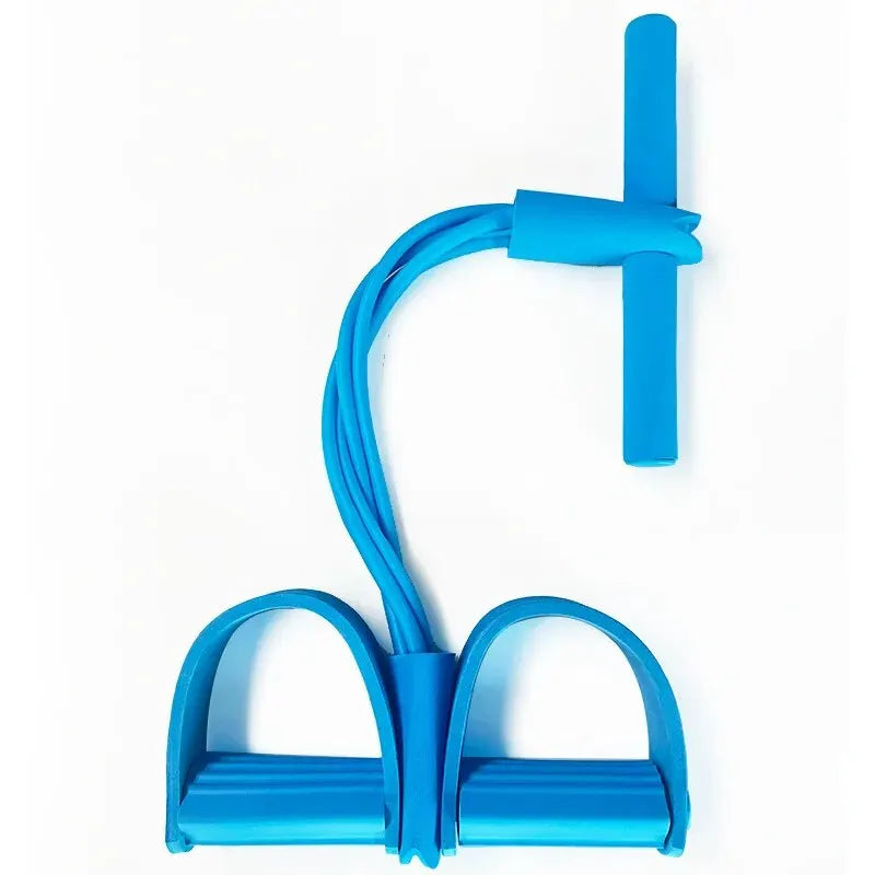 4 Tube Pedal Resistance Bands for Home Fitness Training