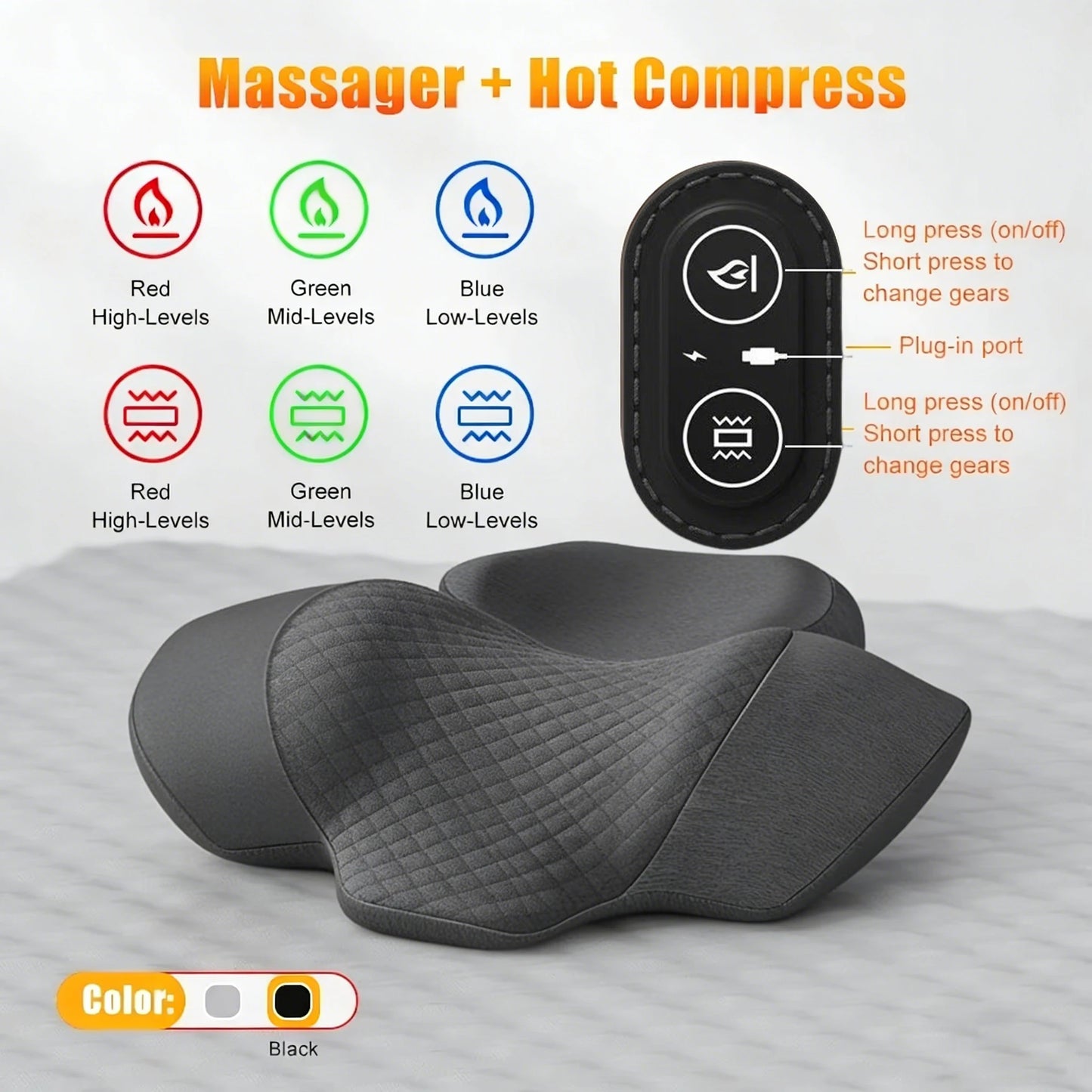 Electric Cervical Neck Support Pillow