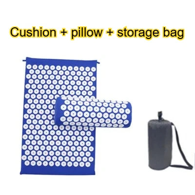 Acupressure Massage Mat & Pillow Set for Relaxation & Recovery