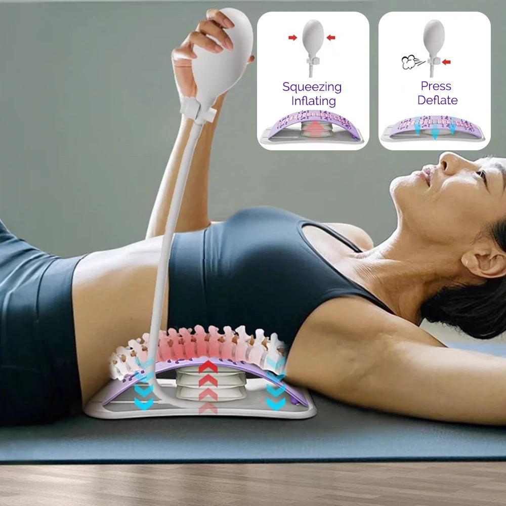 Adjustable Airbag Back & Neck Support Cushion