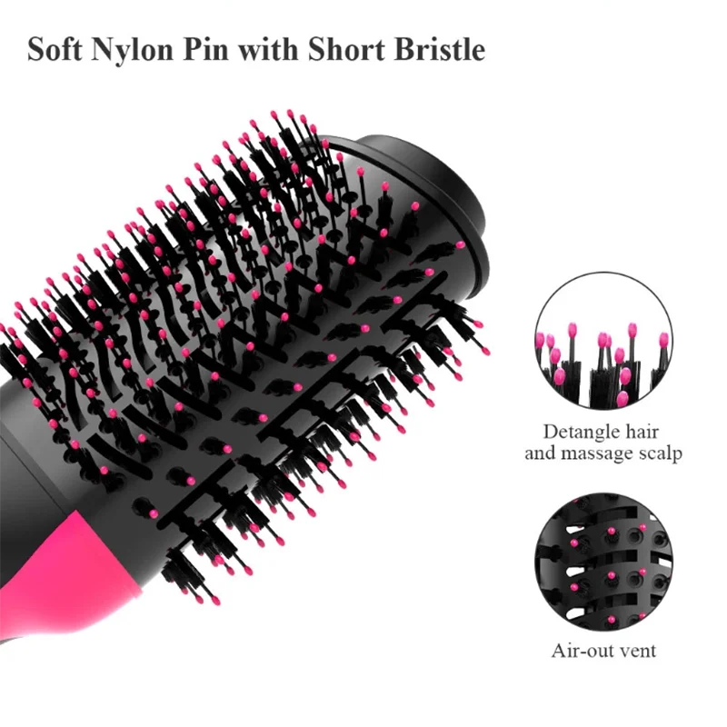 Hot Air Hair Dryer Brush Professional Styling Comb