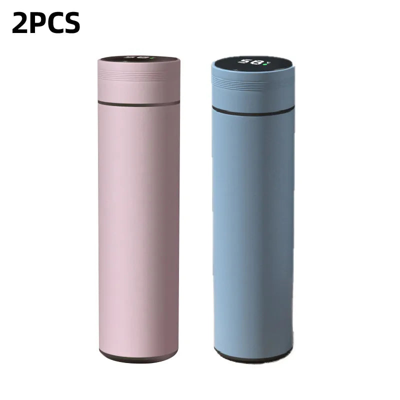Smart Temperature Display Vacuum Flask 500ml Stainless Steel