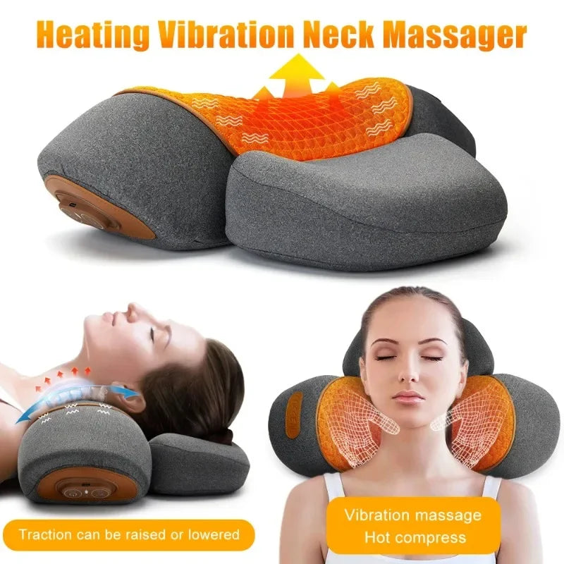 Electric Cervical Neck Support Pillow