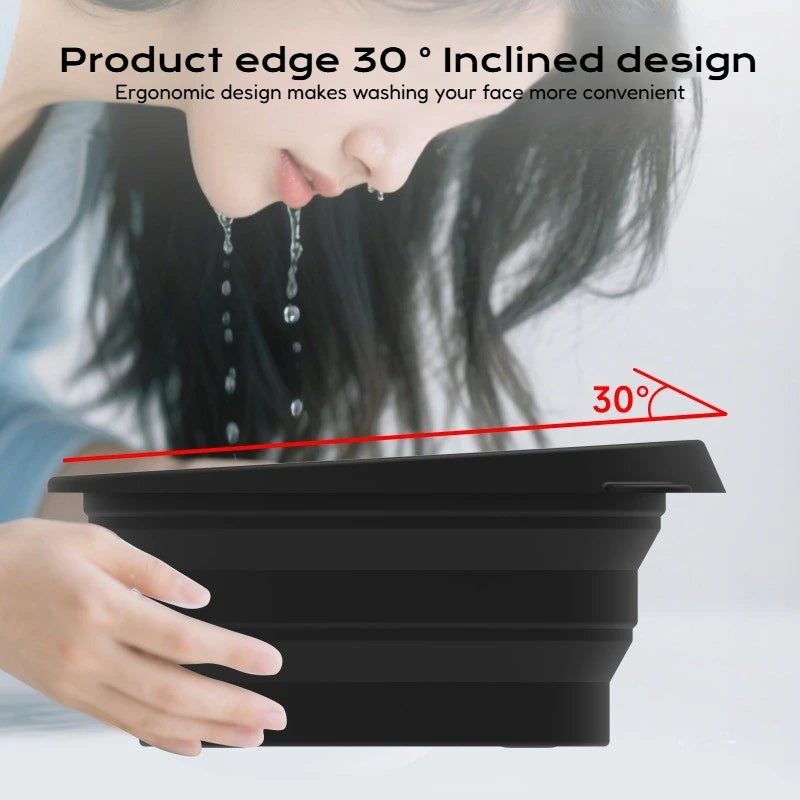 Collapsible Silicone Face Ice Bowl Beauty Tool Travel Size