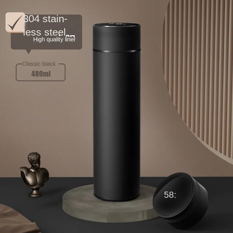 Smart Temperature Display Vacuum Flask 500ml Stainless Steel