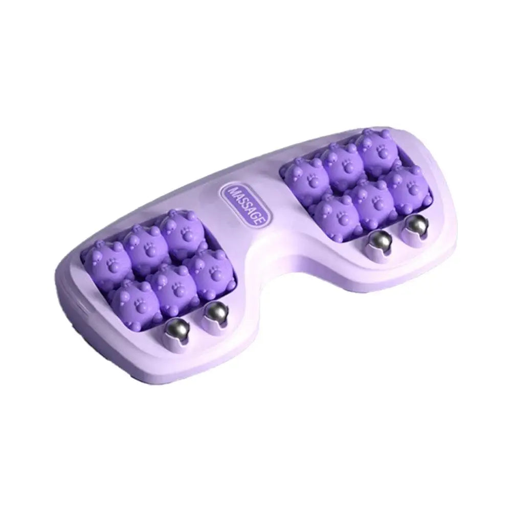 Dual-Wheel Wooden Foot Massage Roller