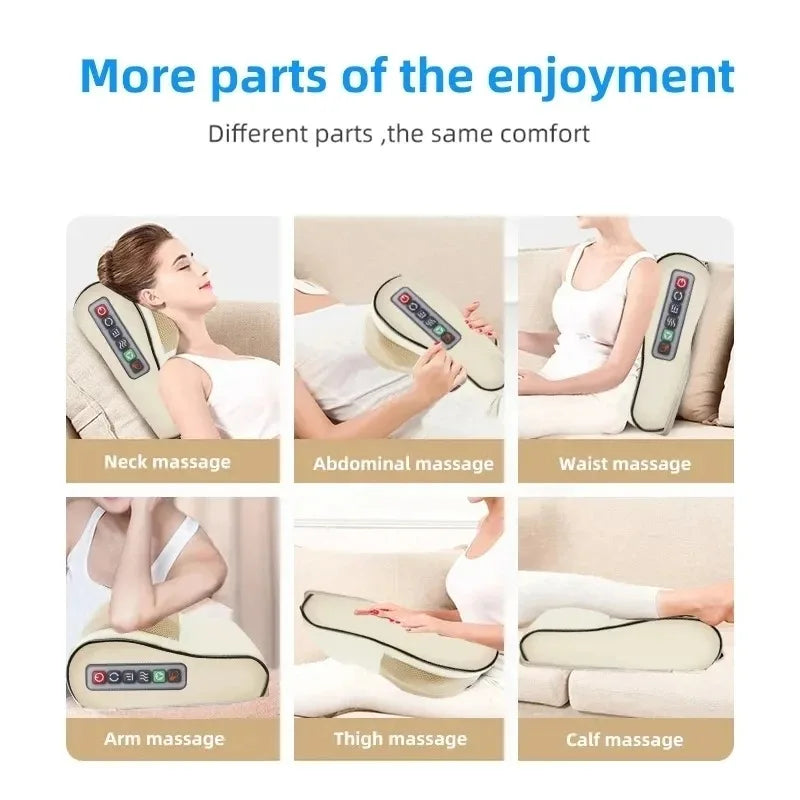 Electric Shiatsu Massage Pillow with Heat