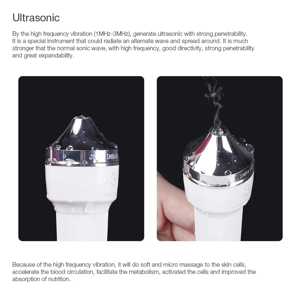 Ultrasonic Facial Device for Firming & Skin Care Routine