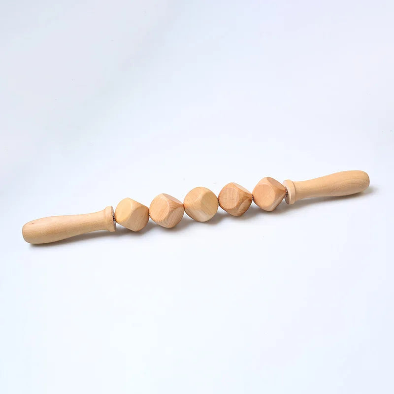 Wooden Massage Roller Handheld Body Massage Tool