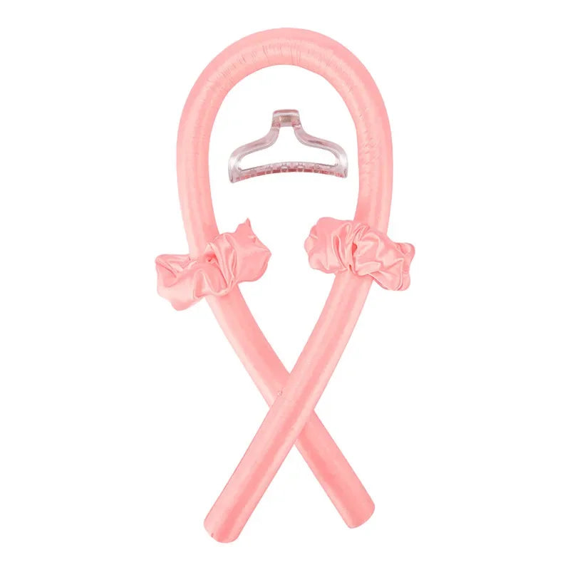 Heatless Curling Rod Headband – No-Heat Silk Curling Ribbon Tool
