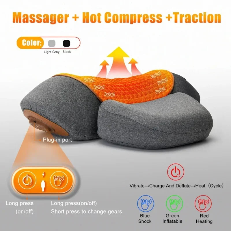 Electric Cervical Neck Support Pillow